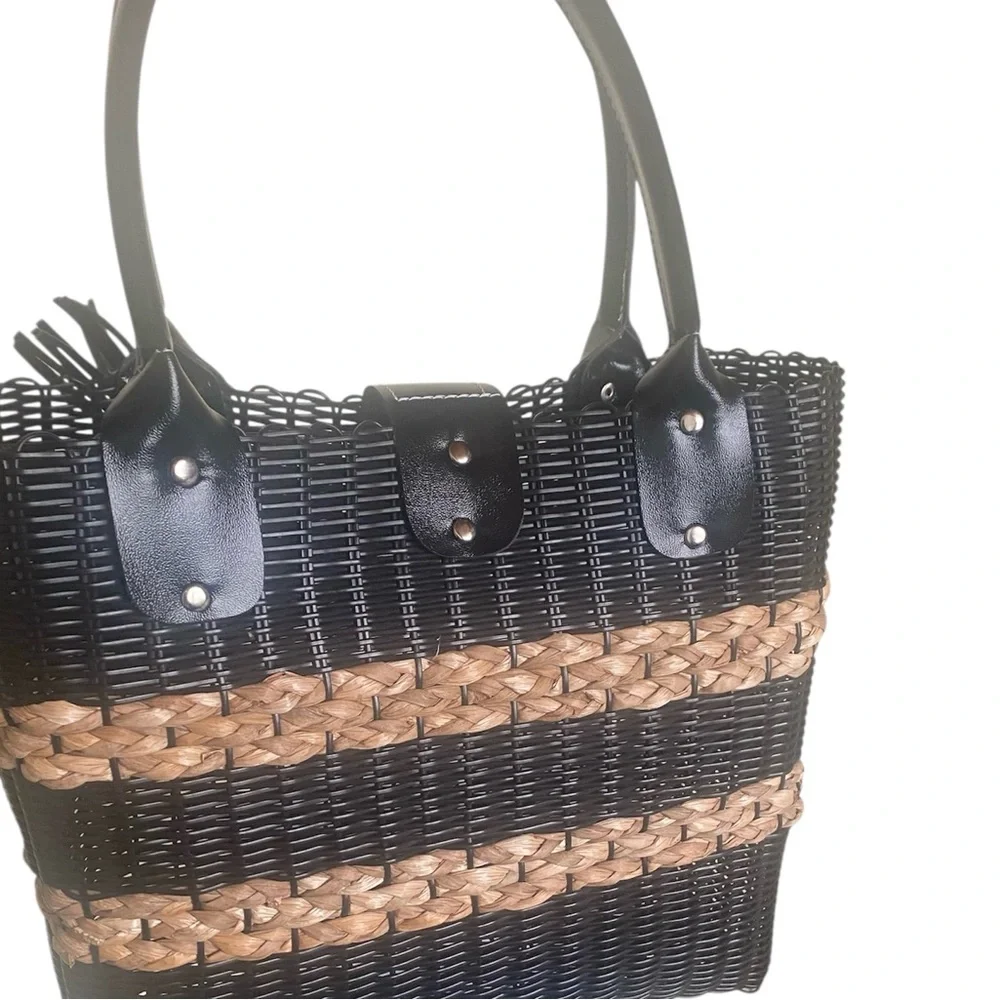 Handmade Woven Tote Basket